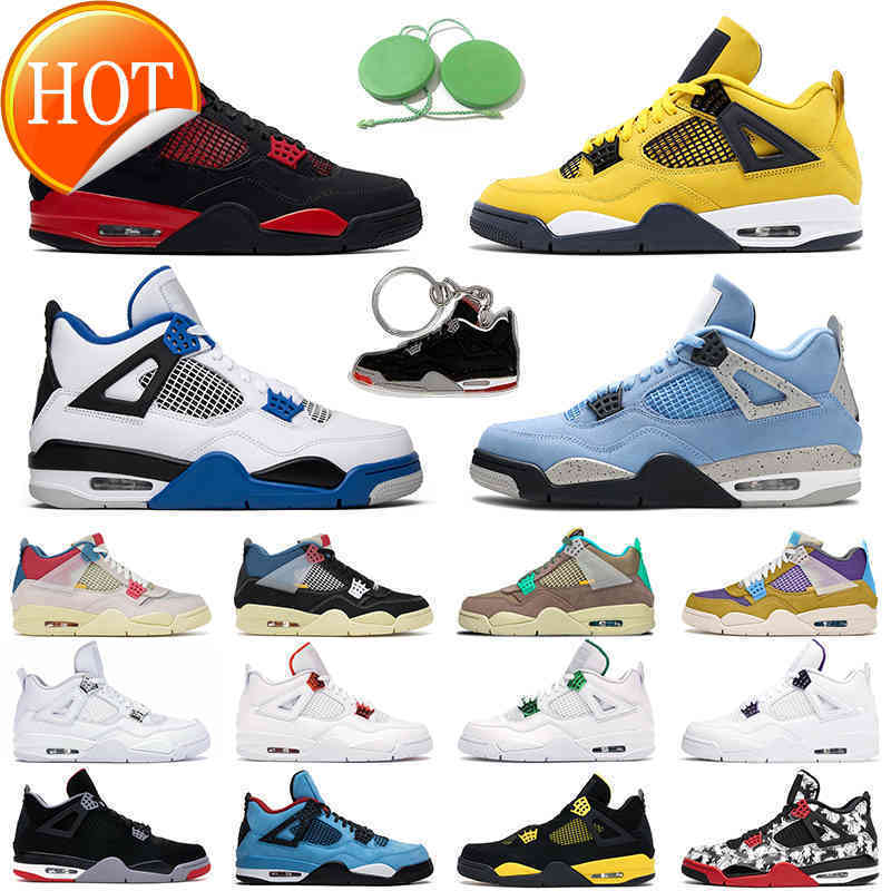 jumpman 4 Motorsports Basketball Shoes men women 4s Red Thunder White Oreo University Blue Black Cat outdoor mens trainer
jumpman 4 Motorsports Basketball Shoes men women 4s Red Thunder White Oreo University Blue Black Cat outdoor mens trainer
