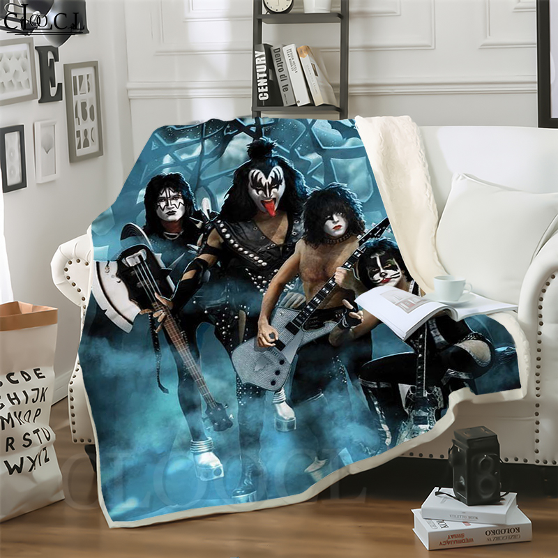 CLOOCL New Shock Rock Kiss Band 3D Print Street Style Air Conditioning Blanket Teens Bedding Throw Blankets Plush Quilt
CLOOCL New Shock Rock Kiss Band 3D Print Street Style Air Conditioning Blanket Teens Bedding Throw Blankets Plush Quilt