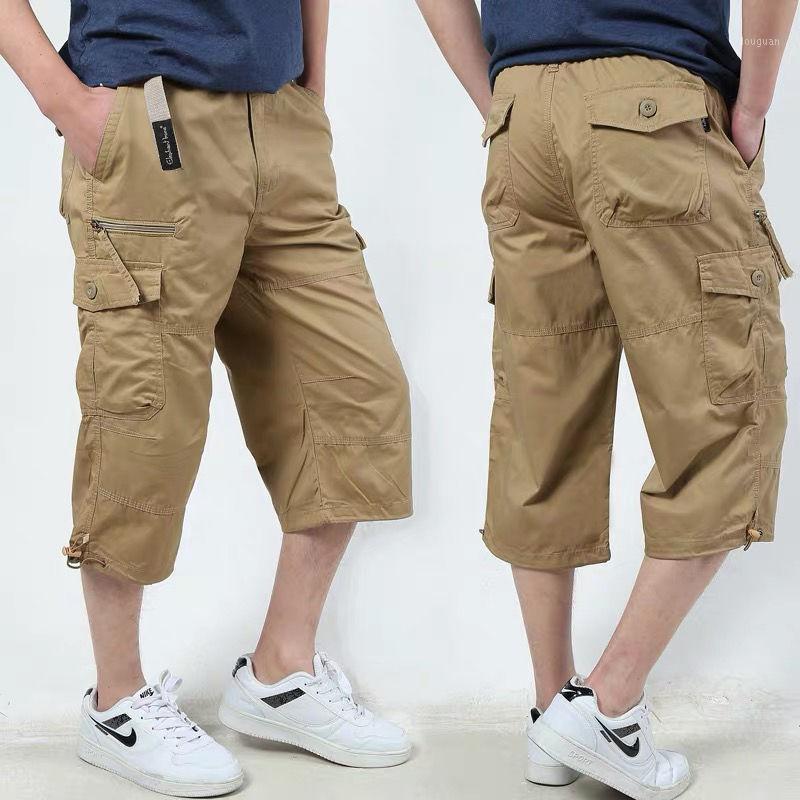 Men's Pants Cargo Casual Tooling Multi-pocket Outdoor Cotton Cropped Large Pocket, Khaki
Men's Pants Cargo Casual Tooling Multi-pocket Outdoor Cotton Cropped Large Pocket, Khaki