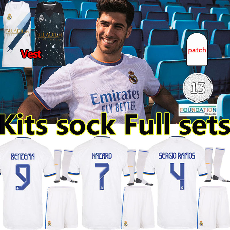 21/22 Real madrid soccer jerseys fans player version 2021 HAZARD ISCO SERGIO RAMOS MODRIC football shirt BENZEMA ALABA KROOS men kids kits socks full set uniforms, 21-22 new kit
21/22 Real madrid soccer jerseys fans player version 2021 HAZARD ISCO SERGIO RAMOS MODRIC football shirt BENZEMA ALABA KROOS men kids kits socks full set uniforms, 21-22 new kit