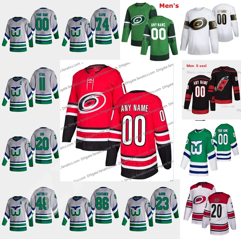 2021 Reverse Retro Carolina Hurricanes Hockey Jersey 23 Brock McGinn 48 Martinook Martin Necas Brady Skjei Petr Mrazek Green Custom Stitched, Black;red
2021 Reverse Retro Carolina Hurricanes Hockey Jersey 23 Brock McGinn 48 Martinook Martin Necas Brady Skjei Petr Mrazek Green Custom Stitched, Black;red