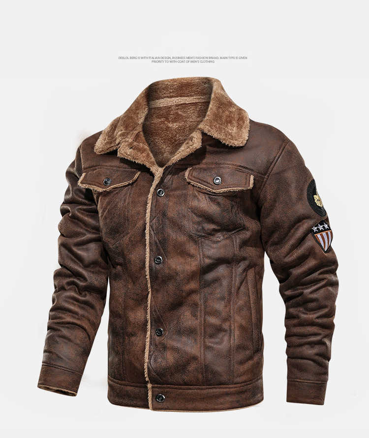 Mens Vintage Leather Jackets Motorcycle Stand Collar Fumbled Pockets Male Biker PU Coats Fashion Outerwear 210818