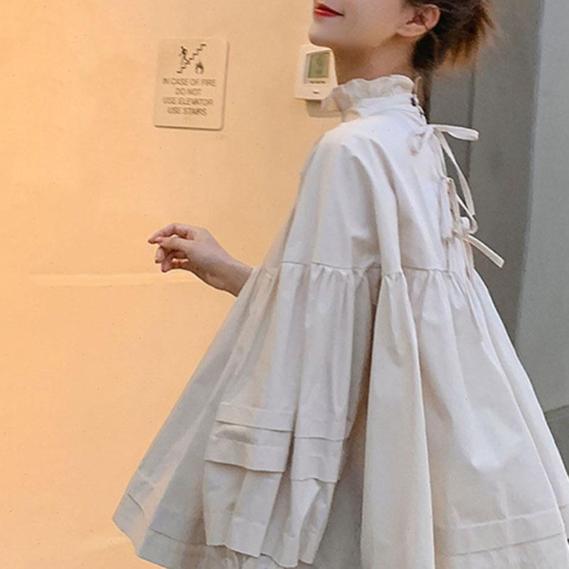 korean style woman blouse daily elegant buff bow loose causal 2021 summer bohemian high street beach femme fashion, White
korean style woman blouse daily elegant buff bow loose causal 2021 summer bohemian high street beach femme fashion, White