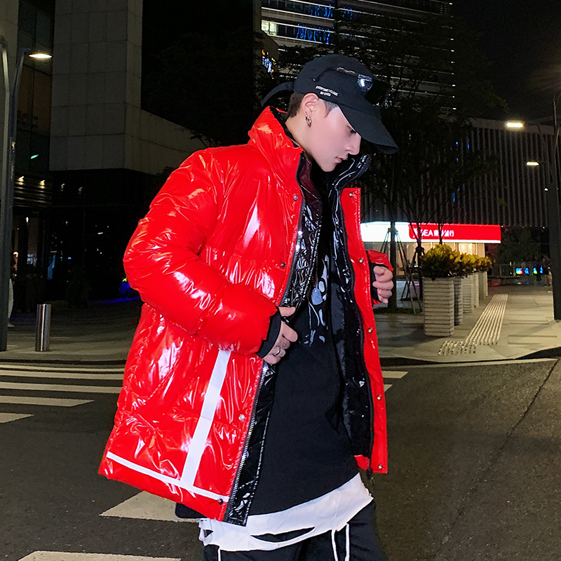 Down Coats Mens Winter Fashion Mens 90%Down Jackets And Coats Man Thick Parkas Warm Casual Outwear Bright Men's Winter Jacket 201225