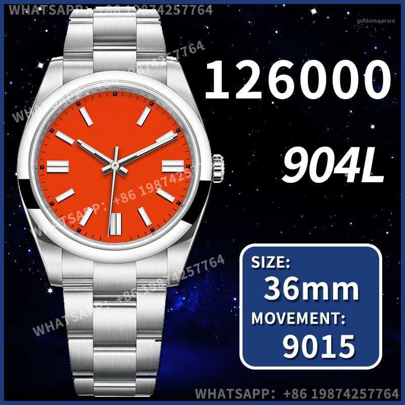 Wristwatches Men's Automatic Mechanical Watch Oyster Perpetual 36MM 126000 904L Super Clone 9015 Top ARF Sport, Silver
Wristwatches Men's Automatic Mechanical Watch Oyster Perpetual 36MM 126000 904L Super Clone 9015 Top ARF Sport, Silver