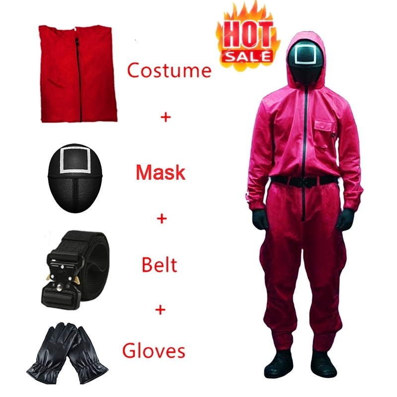 tv squid game same paragraph cosplay mask square circle triangle halloween survive one-piece suit costume prop
tv squid game same paragraph cosplay mask square circle triangle halloween survive one-piece suit costume prop