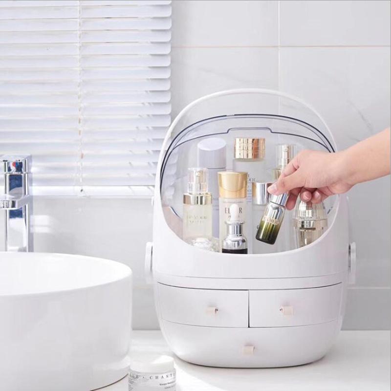 Bathroom Storage & Organization Transparent Acrylic Flip 3 Drawer Dressing Table Round Makeup Box Waterproof Dustproof Lipstick Jewelry Orga
Bathroom Storage & Organization Transparent Acrylic Flip 3 Drawer Dressing Table Round Makeup Box Waterproof Dustproof Lipstick Jewelry Orga