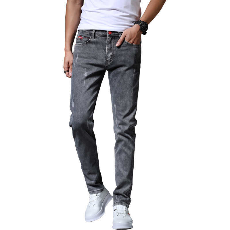 Men Stretchy Denim Skinny Jeans men's 2020 New Spring Autumn Brand Classic High Quality Cotton trousers Fashion Jean 4 Color X0621