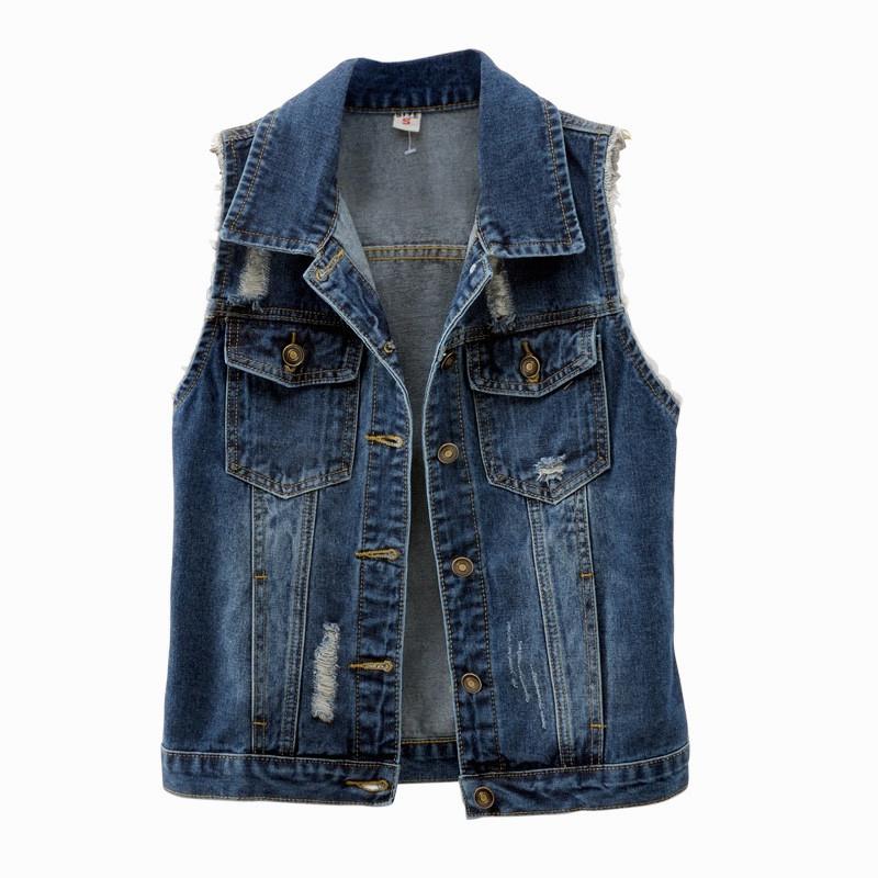 Women' Vests Spring Autumn Short Denim Women Vest Casual Tops Slim Single Breasted Female Sleeveless Waistcoats Jeans Jackets Coats K978, Blue
Women' Vests Spring Autumn Short Denim Women Vest Casual Tops Slim Single Breasted Female Sleeveless Waistcoats Jeans Jackets Coats K978, Blue