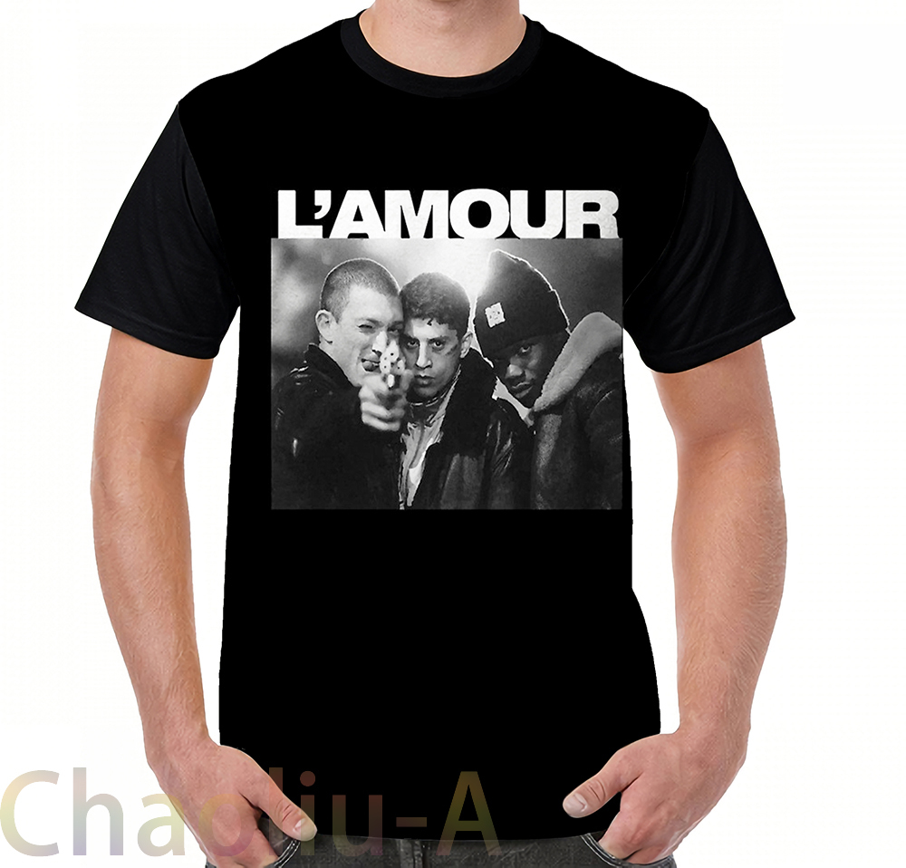Hate - Vincent Cassel Said Taghmaoui Hubert T-Shirt men funny printed t shirt women tops tees Short Sleeve Casual tshirts L0223, White;black
Hate - Vincent Cassel Said Taghmaoui Hubert T-Shirt men funny printed t shirt women tops tees Short Sleeve Casual tshirts L0223, White;black