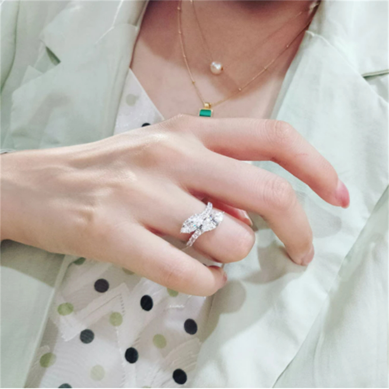 Vintage Marquise cut Lab diamond cz 925 sterling silver Engagement Wedding band Rings for Women Bridal Party Fine Jewelry Gift