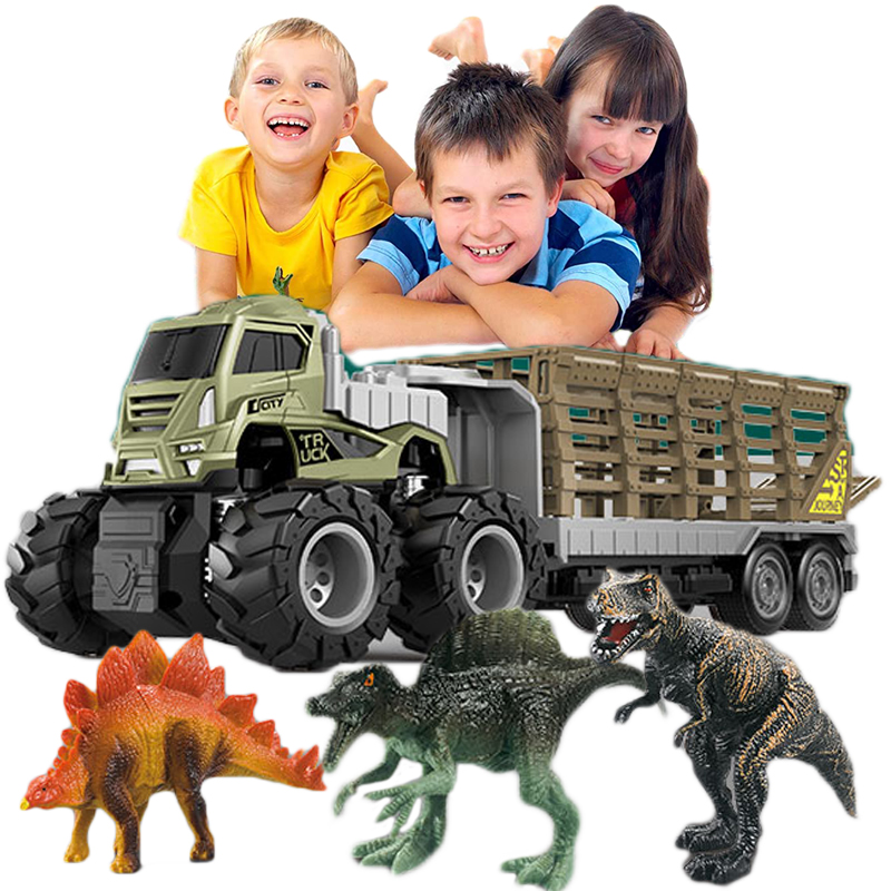 Kids Alloy Tractor Car Toy Dinosaurs Transport Car Carrier Truck Toy with Dinosaur Educational Learning Toys Gift for Children
Kids Alloy Tractor Car Toy Dinosaurs Transport Car Carrier Truck Toy with Dinosaur Educational Learning Toys Gift for Children