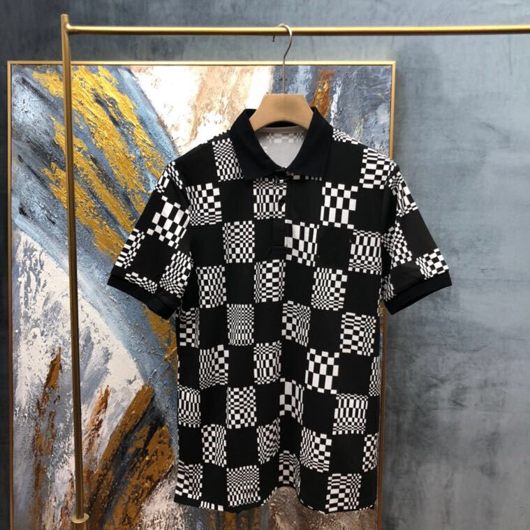 New letter logo pattern shirt embroidery simple age reduction loose shirt OVER size version women's men's POLO shirt Top clothes, White;black
New letter logo pattern shirt embroidery simple age reduction loose shirt OVER size version women's men's POLO shirt Top clothes, White;black