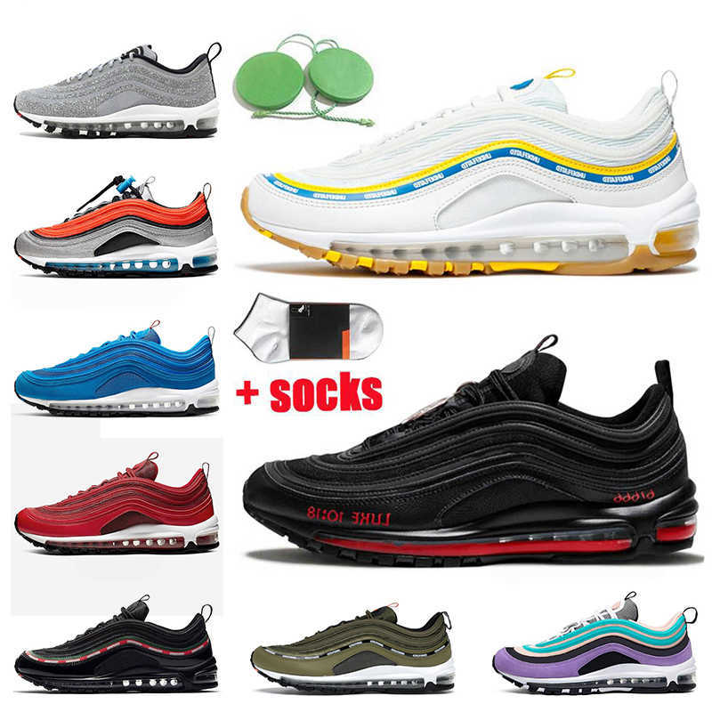 2021 Fashion 97s Women Mens Running Shoes Sports Trainers Undefeated UCLA Bruins MSCHF Lil Nas X Satan Silver Bullet Black White Off
2021 Fashion 97s Women Mens Running Shoes Sports Trainers Undefeated UCLA Bruins MSCHF Lil Nas X Satan Silver Bullet Black White Off