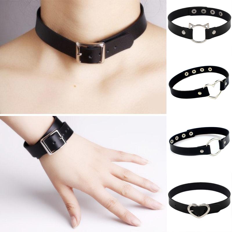 Chokers Fashion Gothic Leather Choker Necklace Women Heart Cross Vintage Punk Collar Necklaces Collier Femme Cosplay Jewelry Gift
Chokers Fashion Gothic Leather Choker Necklace Women Heart Cross Vintage Punk Collar Necklaces Collier Femme Cosplay Jewelry Gift