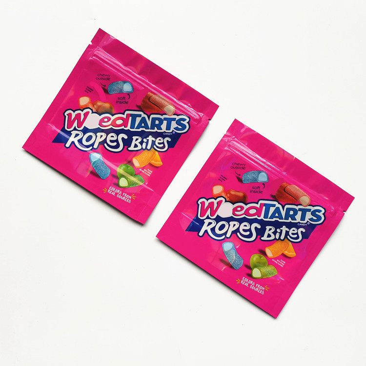 Weedtarts Bag Ropes Bites 500MG Dry Herb Vape Storage Zipper Smell Proof Edibles Gummies Mylar bags Pouch
Weedtarts Bag Ropes Bites 500MG Dry Herb Vape Storage Zipper Smell Proof Edibles Gummies Mylar bags Pouch