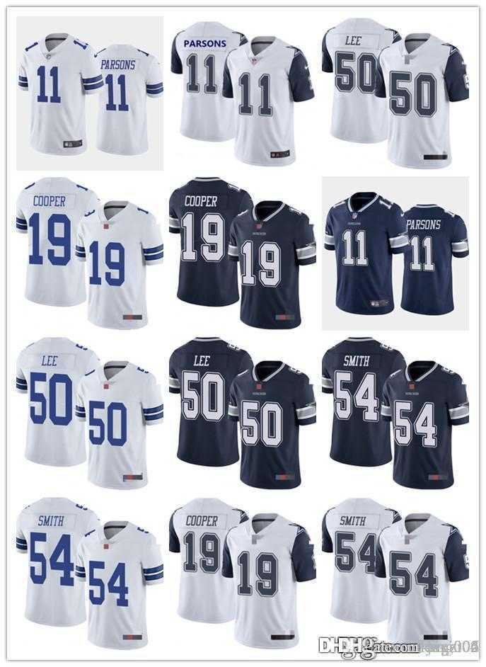 

Mens Womens Youth Dallas''Cowboys''19 Amari Cooper 11 Micah Parsons 54 Jaylon Smith 50 Sean Lee Navy Custom Football Jerseys, Colour