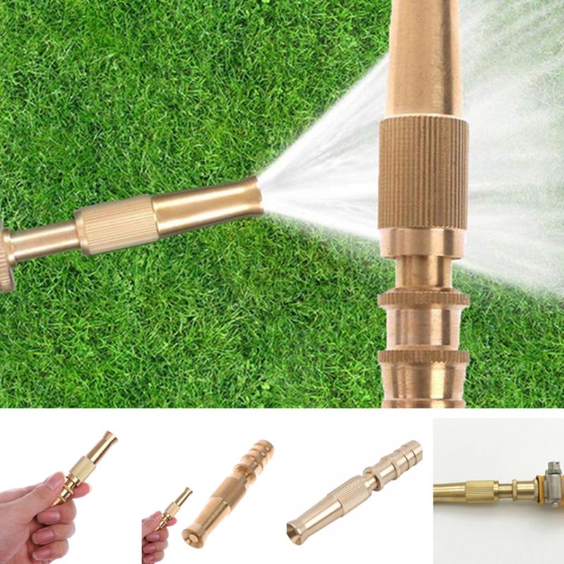 Watering Equipments High Pressure Water Gun Washing Spray Nozzle Garden Tools Irrigation Sprayer Full Copper, Gold 
Watering Equipments High Pressure Water Gun Washing Spray Nozzle Garden Tools Irrigation Sprayer Full Copper, Gold