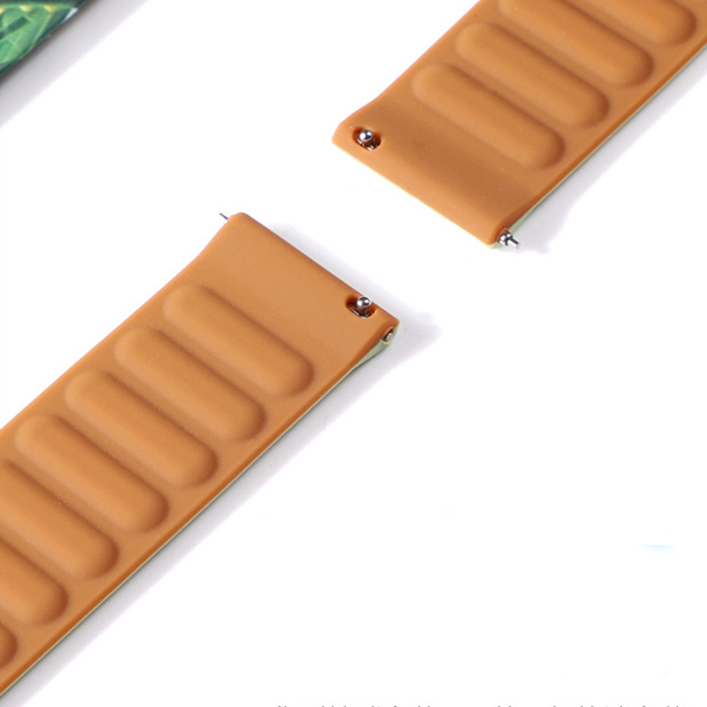 20mm 22mm Silicone Magnetic Band For Samsung Galaxy Active 2 42mm 46mm Huawei GT2 Watch 3 45mm 41mm to Amazfit Bip GTR Strap free shipping
