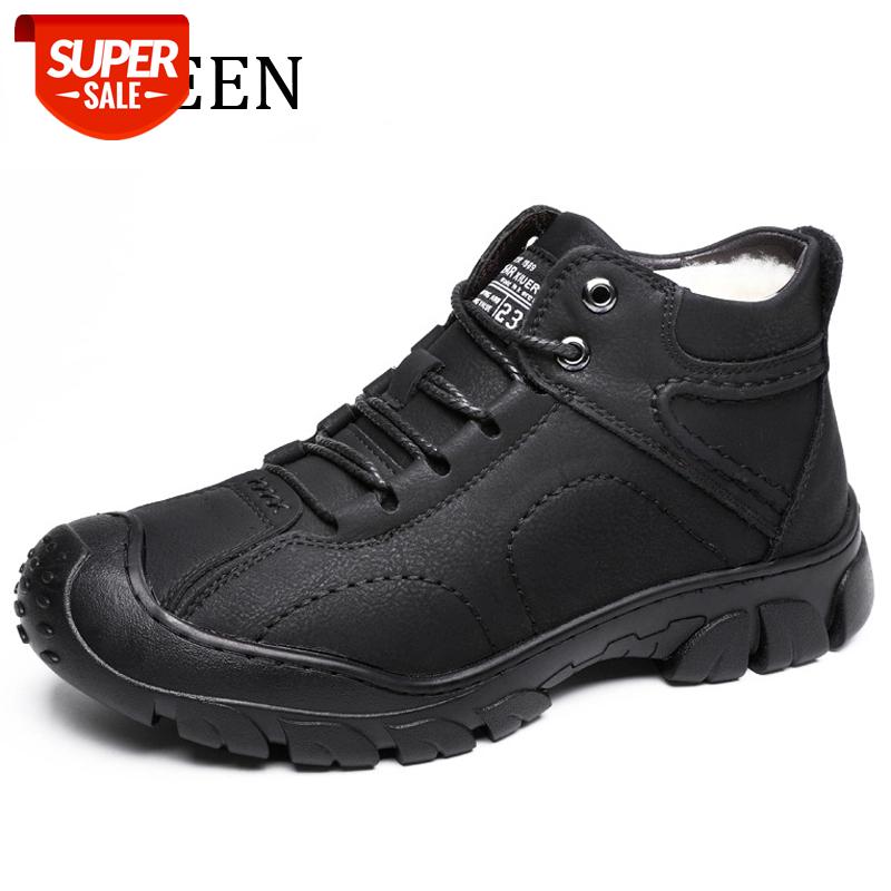 YWEEN Winter Warm Men Boots Leather Wool Fur Outdoor Snow Boots Handmade Waterproof Working Non-slip Ankle Botas Mujer #DC4K
YWEEN Winter Warm Men Boots Leather Wool Fur Outdoor Snow Boots Handmade Waterproof Working Non-slip Ankle Botas Mujer #DC4K