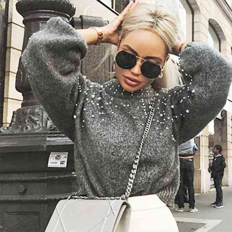 casualwomens needle pullover sweater thick long o-neck sleeve sweater autumn winter casual loose pearl sweaters femme clothes, White;black
casualwomens needle pullover sweater thick long o-neck sleeve sweater autumn winter casual loose pearl sweaters femme clothes, White;black
