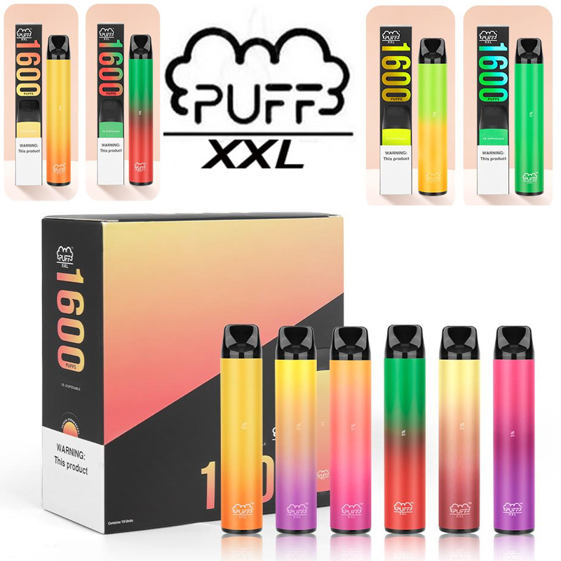 PUFF XXL Bars Disposable Vape Pods 1600 puffs Vapes Electronic Cigarette 1000mAh EVapor Pod With Security Code
PUFF XXL Bars Disposable Vape Pods 1600 puffs Vapes Electronic Cigarette 1000mAh EVapor Pod With Security Code