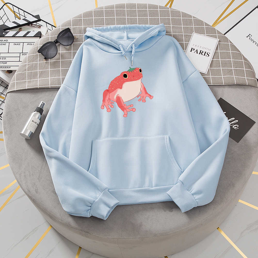 Merry Pretty kawaii Frog Sweatshirt Harajuku Long Sleeve Hooded Kawaii Hoodie Girls Winter with Pocket Pink Sweatshirts 210526, Sky blue
Merry Pretty kawaii Frog Sweatshirt Harajuku Long Sleeve Hooded Kawaii Hoodie Girls Winter with Pocket Pink Sweatshirts 210526, Sky blue