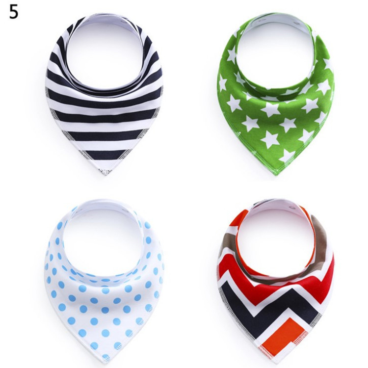 Wholesale Cotton Baby Bibs Soft and Absorbent for Boys & Girls Baby Bandana Drool Bibs Maternal and Child Supplies