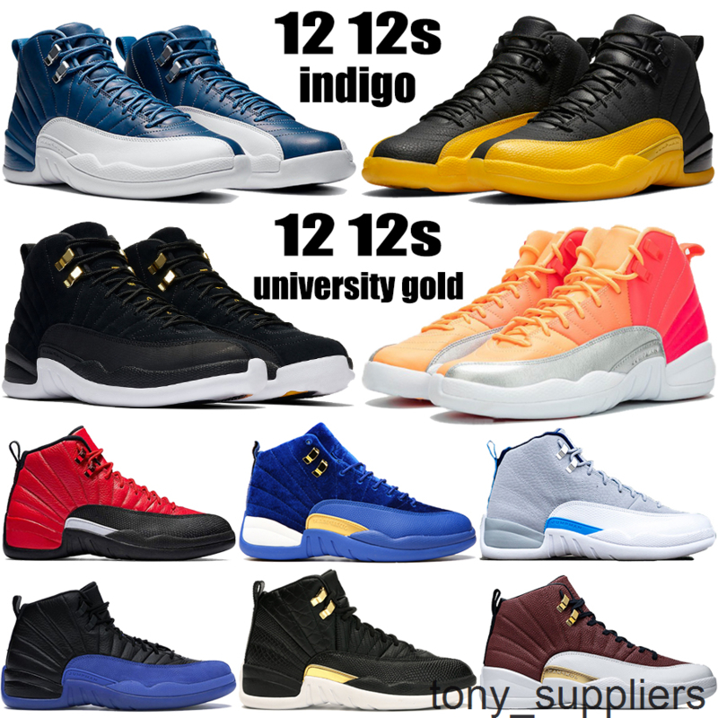 New arrival indigo 12 12s jumpman basketball shoes university gold reverse flu game iridescent reflective sunrise CNY mens sneakers trainers
New arrival indigo 12 12s jumpman basketball shoes university gold reverse flu game iridescent reflective sunrise CNY mens sneakers trainers
