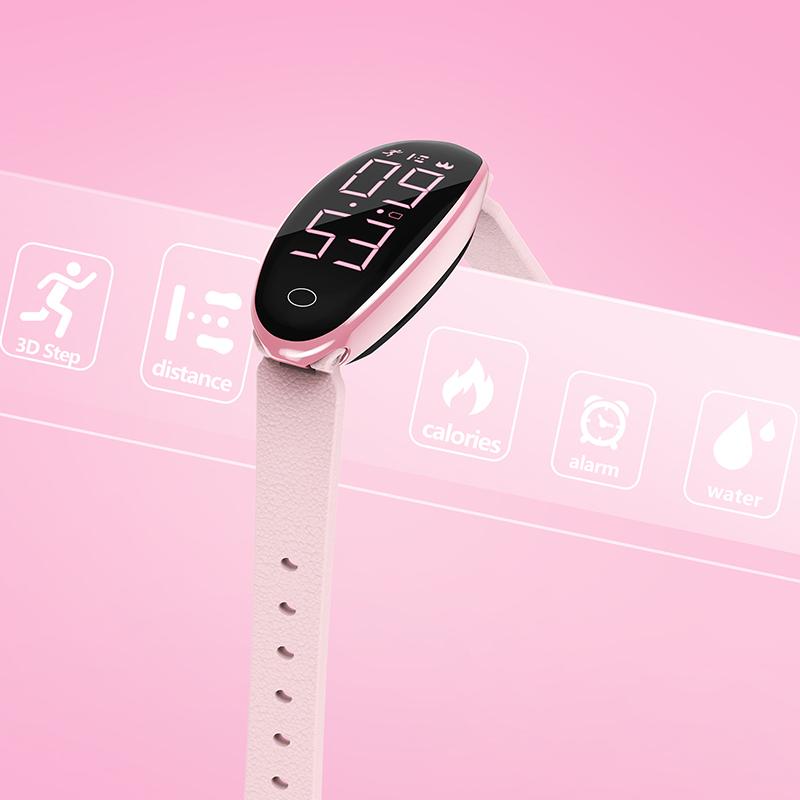 Wristwatches Women Smart Electronic Bracelet Pedometer Sports Digital Watches Fashion Leather Alarm Clock Calories Fitness Wristband 2021, Slivery;brown
Wristwatches Women Smart Electronic Bracelet Pedometer Sports Digital Watches Fashion Leather Alarm Clock Calories Fitness Wristband 2021, Slivery;brown