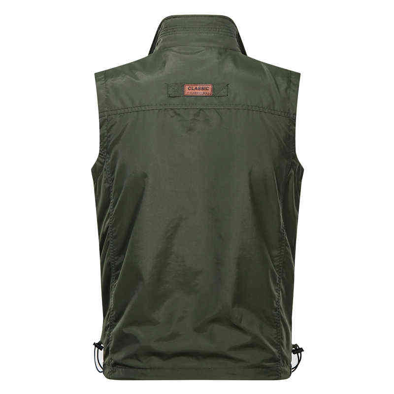 Men's Fishing Vest Summer Quick Dry Outdoor Zip for Pography Sleeveless Jacket Sport Fishing Life Vest Men Hunting Travel 211111