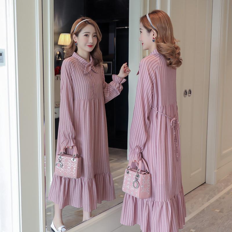 Maternity Dresses Dress Spring Striped Printed Long Sleeve Breastfeeding Dress,Maternity Skirt, Pink
Maternity Dresses Dress Spring Striped Printed Long Sleeve Breastfeeding Dress,Maternity Skirt, Pink