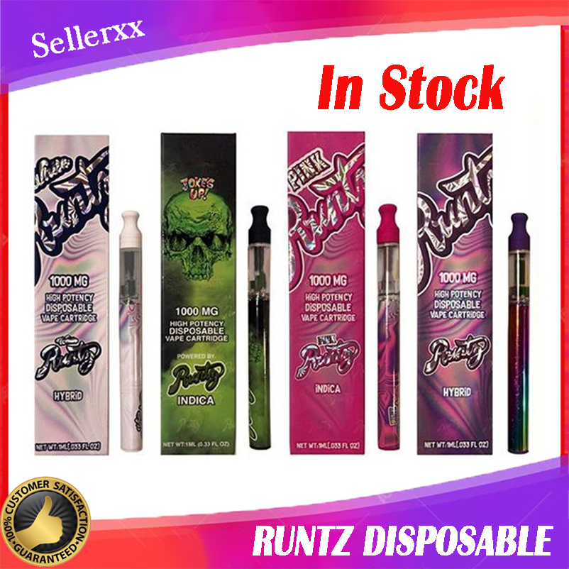 Runtz Disposable Vape Device E-cigarettes Kit 240mAh Battery 1.0ml Empty Ceramic Coil Thick Oil Cartridge Glass Tank Carts Atomizers Pen Sta
Runtz Disposable Vape Device E-cigarettes Kit 240mAh Battery 1.0ml Empty Ceramic Coil Thick Oil Cartridge Glass Tank Carts Atomizers Pen Sta