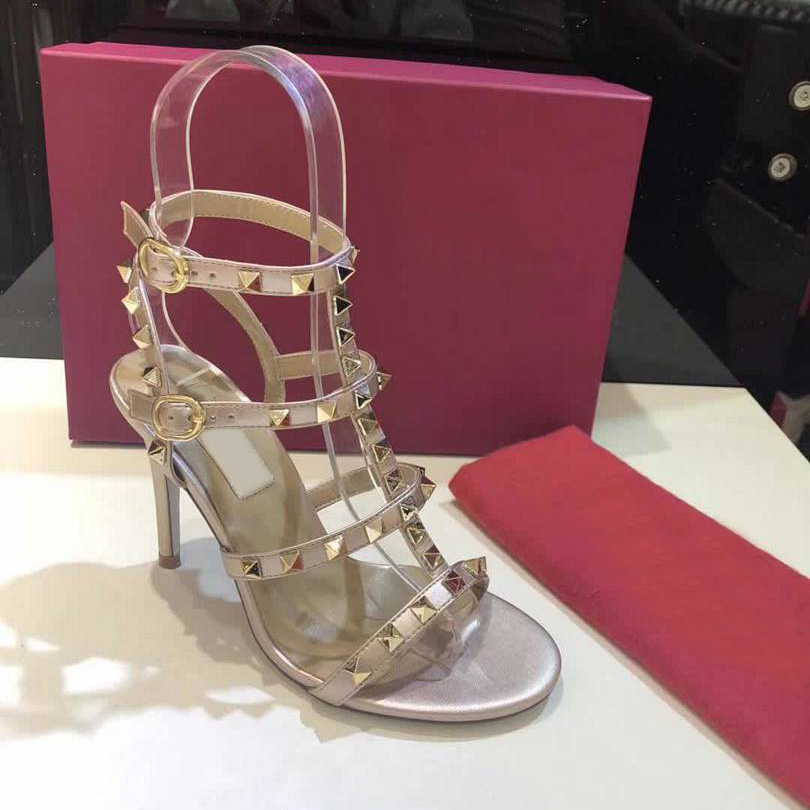 Hot Sale-2021 women leather stud sandals T-strap sandal summer High Heels rivets shoes Ladies Sexy party shoes, Black
Hot Sale-2021 women leather stud sandals T-strap sandal summer High Heels rivets shoes Ladies Sexy party shoes, Black
