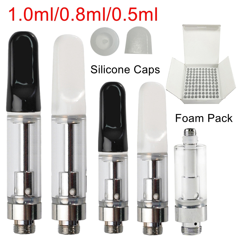 TH205 Atomizers Empty 0.5ml 0.8ml 1ml Vape Pen Cartridges Vape Cartridges Packaging Foam Ceramic Coil Tank Dab Wax Vaporizer 510 Thread Thick Oil Carts E Cigarettes 
TH205 Atomizers Empty 0.5ml 0.8ml 1ml Vape Pen Cartridges Vape Cartridges Packaging Foam Ceramic Coil Tank Dab Wax Vaporizer 510 Thread Thick Oil Carts E Cigarettes