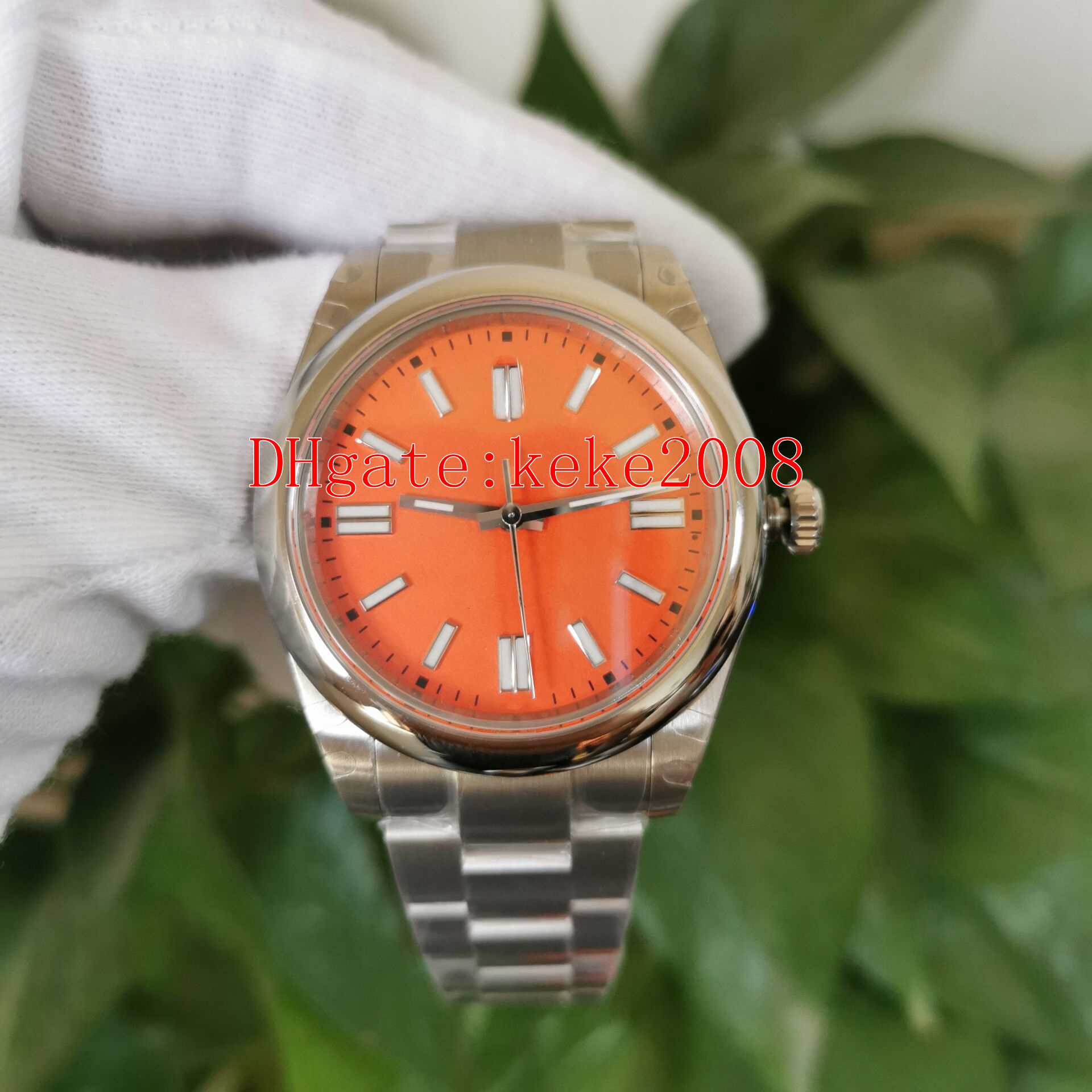 BPF Wristwatches men watches 41mm m124300-0007 124300 36mm Orange Dial Stainless Steel Sapphire Glass 2813 Movement Mechanical Automatic Mens Watch, No box papers
BPF Wristwatches men watches 41mm m124300-0007 124300 36mm Orange Dial Stainless Steel Sapphire Glass 2813 Movement Mechanical Automatic Mens Watch, No box papers
