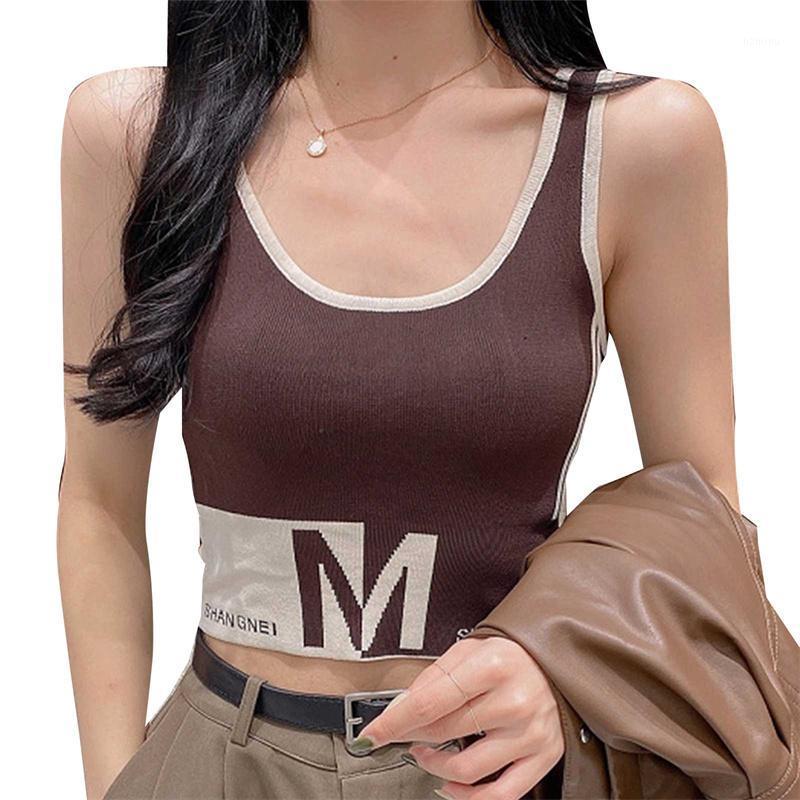 Camisoles & Tanks 5 Colors Women's Wear Short Knitted Suspender Vest With Underlay And Navel Revealing Sexy For Women Casual Camisole, As pic
Camisoles & Tanks 5 Colors Women's Wear Short Knitted Suspender Vest With Underlay And Navel Revealing Sexy For Women Casual Camisole, As pic