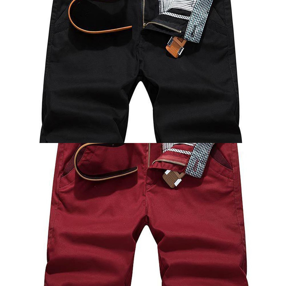 Quick Men Casual Dry Pockets Button Breathable Beach Board Shorts Fifth Pants Quick Dry with Pockets Breathable Men Short Summer C0222