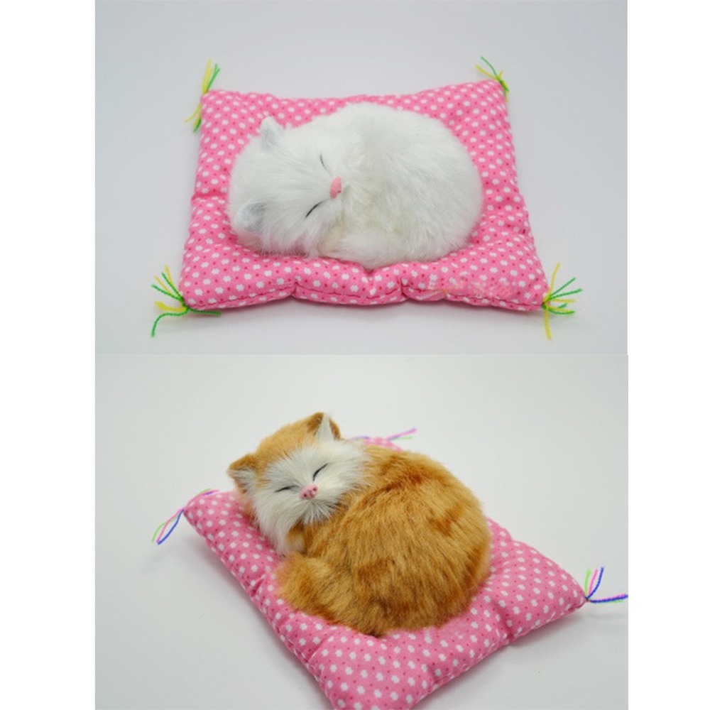 Lovely Simulation Animal Doll Plush Sleeping Cats Toy with Sound Kids Toy Birthday Gift Doll Decorations stuffed toy, Color random
Lovely Simulation Animal Doll Plush Sleeping Cats Toy with Sound Kids Toy Birthday Gift Doll Decorations stuffed toy, Color random