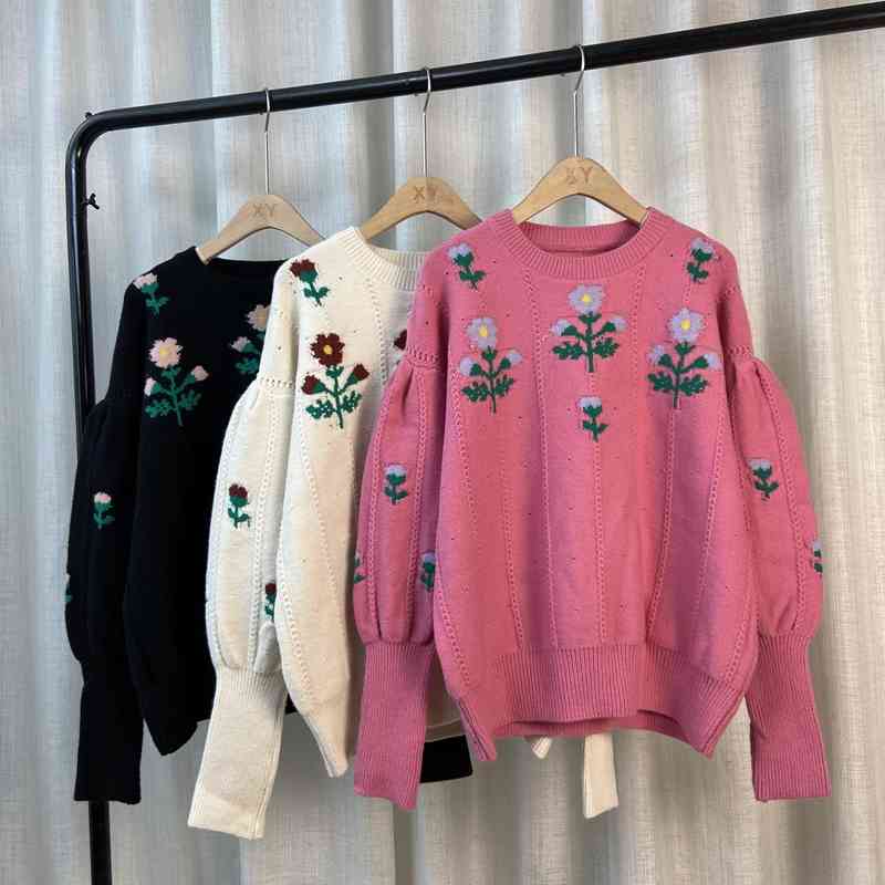 women's sweaters vintage sweater knitted pullovers jacquard weave women autumn winter loose jumpers female sweet knitwear ele, White;black
women's sweaters vintage sweater knitted pullovers jacquard weave women autumn winter loose jumpers female sweet knitwear ele, White;black