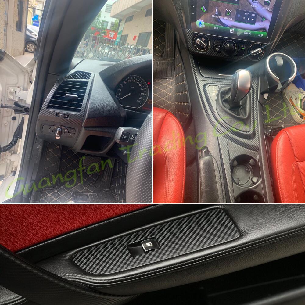 Interior Central Control Panel Door Handle 3D 5D Carbon Fiber Stickers Decals Car-styling Cover Parts Products Accessories For BMW 1 Series E81 E87 Year 2006-2011, Right hand drive
Interior Central Control Panel Door Handle 3D 5D Carbon Fiber Stickers Decals Car-styling Cover Parts Products Accessories For BMW 1 Series E81 E87 Year 2006-2011, Right hand drive