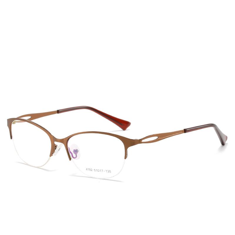 Sunglasses Fashion Electroplating Stainless Steel Optical Frame Male High-Quality Glasses Female Business Office Computer Eyewear 54C-4182
Sunglasses Fashion Electroplating Stainless Steel Optical Frame Male High-Quality Glasses Female Business Office Computer Eyewear 54C-4182