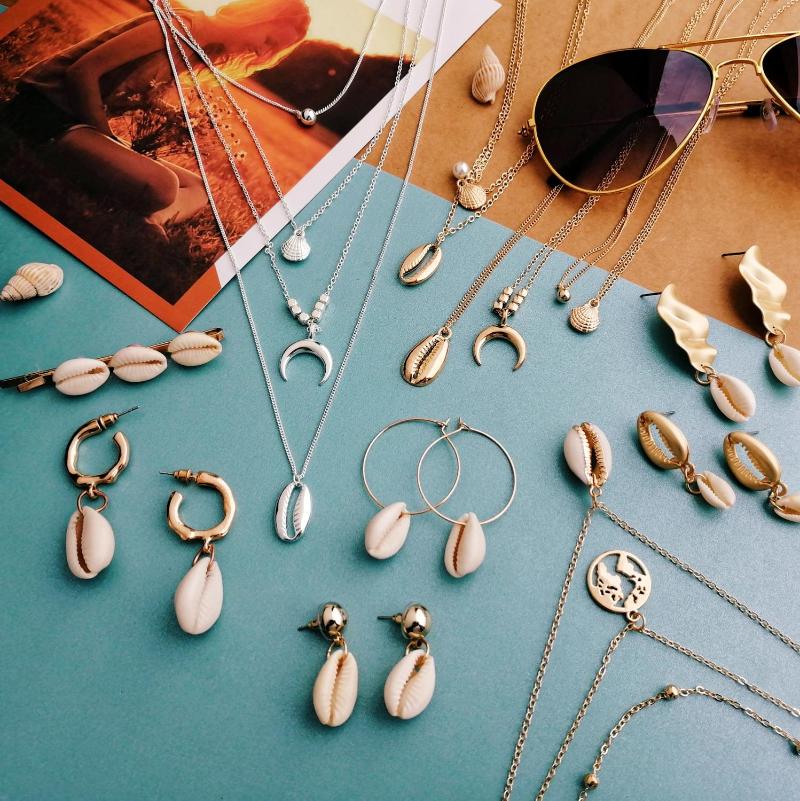 Pendant Necklaces 2021 Bohemian Multilayer Shell For Women Vintage Gold Color Long Choker Ocean Jewelry Gifts
Pendant Necklaces 2021 Bohemian Multilayer Shell For Women Vintage Gold Color Long Choker Ocean Jewelry Gifts