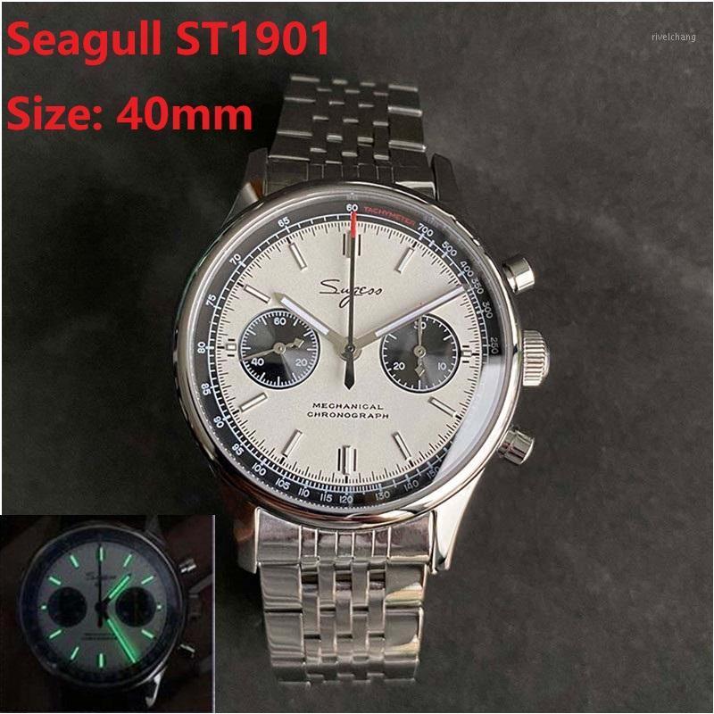 Sugess Seagull Chronograph Watch Steel 1963 40mm Sport For Men Waterproof Panda Sapphire Dial Mechanical Men's Watches Wristwatches, A-steel strap
Sugess Seagull Chronograph Watch Steel 1963 40mm Sport For Men Waterproof Panda Sapphire Dial Mechanical Men's Watches Wristwatches, A-steel strap