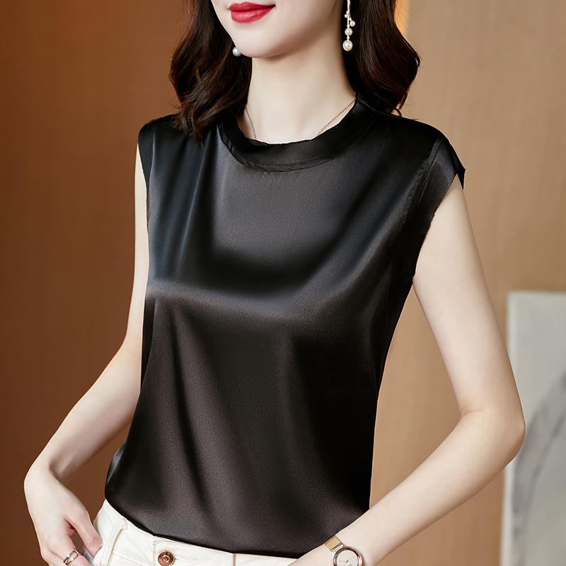 Women's Tanks & Camis 2022 Sexy Tank Top Satin O-neck Camisole Summer Women Loose Casual Off-Shoulder Sleeveless Tops Clothing, White
Women's Tanks & Camis 2022 Sexy Tank Top Satin O-neck Camisole Summer Women Loose Casual Off-Shoulder Sleeveless Tops Clothing, White