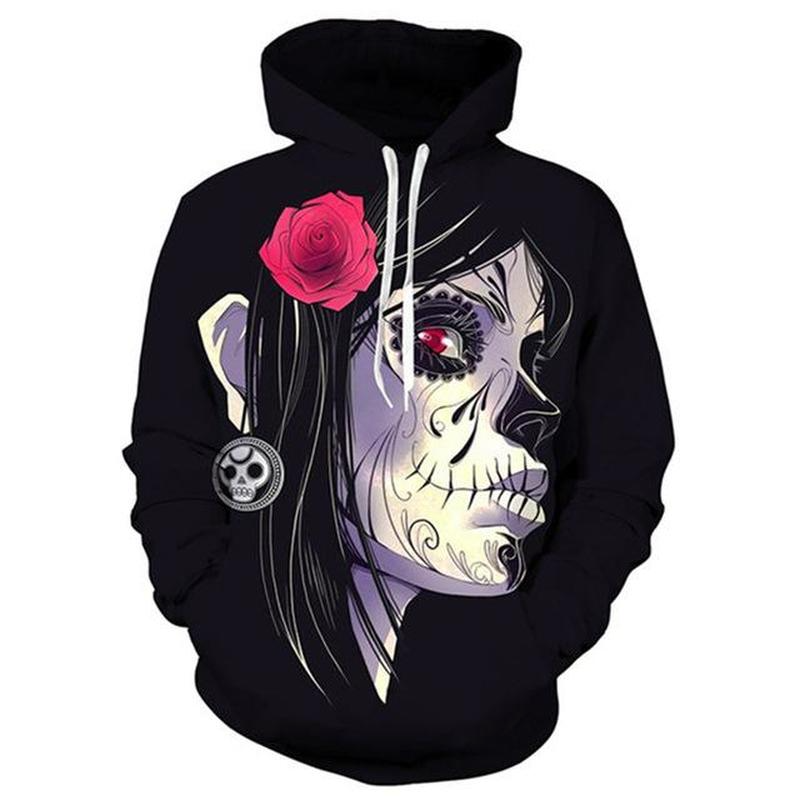 Halloween Skull Girl Pattern Men s 3D Printed Hoodie Visual Impact Party Top Punk Gothic Round Neck High Quality Sweatshirt Hoodie, Black
Halloween Skull Girl Pattern Men s 3D Printed Hoodie Visual Impact Party Top Punk Gothic Round Neck High Quality Sweatshirt Hoodie, Black