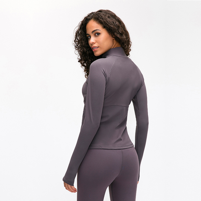 Lulu Legging Style 2021 New Double-Sided Brushed Yoga Jacket Elastic Slim-Fit Zipper Fitness Thread Sports Top for Women Autumn and Winter, White;red
Lulu Legging Style 2021 New Double-Sided Brushed Yoga Jacket Elastic Slim-Fit Zipper Fitness Thread Sports Top for Women Autumn and Winter, White;red