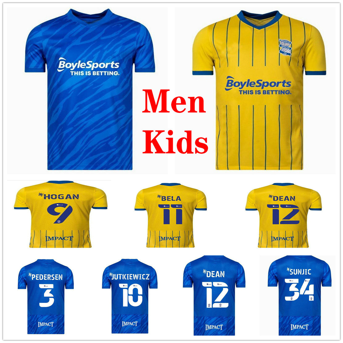 2021 2022 Birmingham Soccer Jerseys Lukasz Jutkiewicz Sunjic Dean Bela Hogan Pedersen Sam Gallagher Custom 21 22 Men Kids Kit home blue away city football shirt, Kids size 16-28
2021 2022 Birmingham Soccer Jerseys Lukasz Jutkiewicz Sunjic Dean Bela Hogan Pedersen Sam Gallagher Custom 21 22 Men Kids Kit home blue away city football shirt, Kids size 16-28