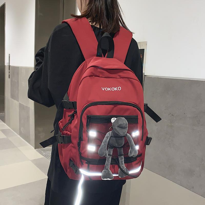 Backpack School Backpacks Teenager Girls Female For Travel Waterproof Korean Bags Ins Laptop College Bookbag, White without toy
Backpack School Backpacks Teenager Girls Female For Travel Waterproof Korean Bags Ins Laptop College Bookbag, White without toy