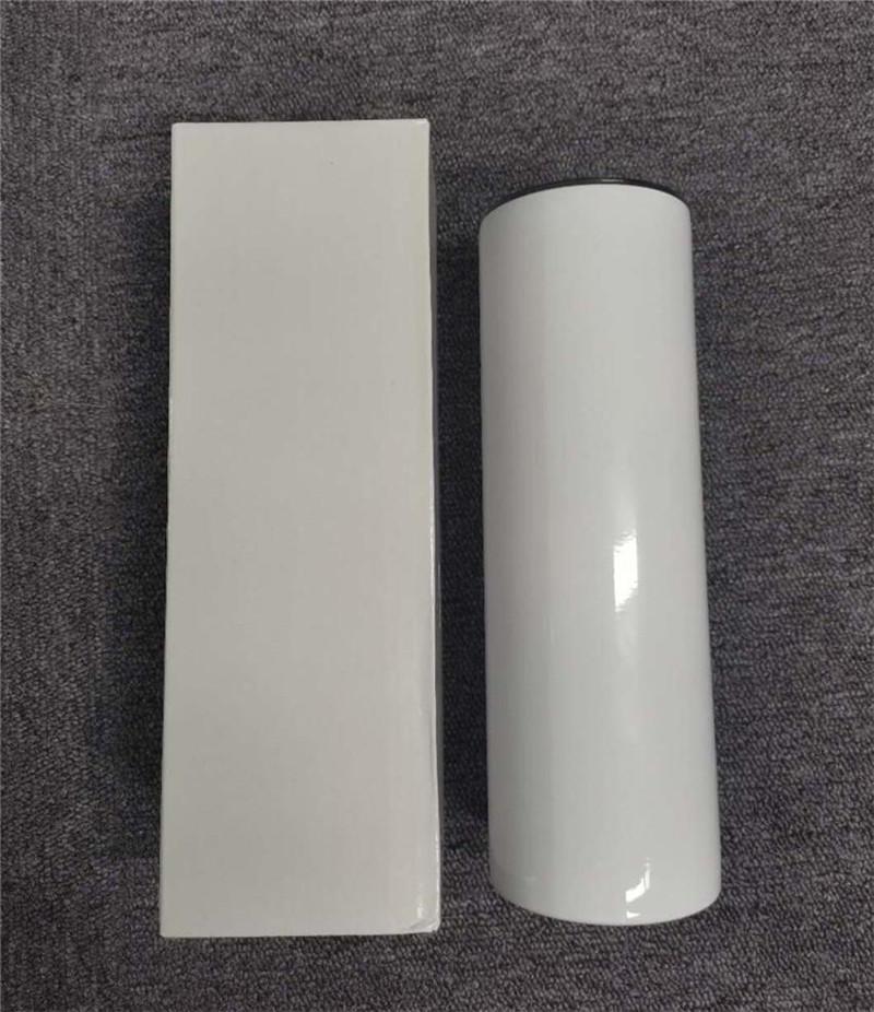 US Local Warehouse 20oz Sublimation white skinny tumbler with lid straw rubber bottom 12oz sippy cup kids tumbler music speaker tumblers 16oz cooler